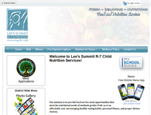 Tablet Screenshot of leessummitschoolnutrition.com